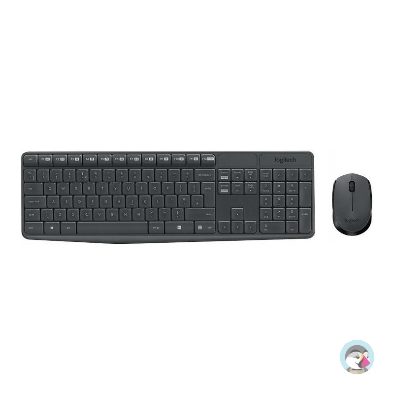 Klawiatura + mysz bezprzewodowa LOGITECH MK235 Wireless RF 920-007931