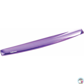 Podkładka żelowa przed klawiaturę fioletowa Crystal 91437 FELLOWES