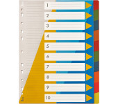 Przekładki PP A4 numeryczne 1-10 BP630-10 TETIS