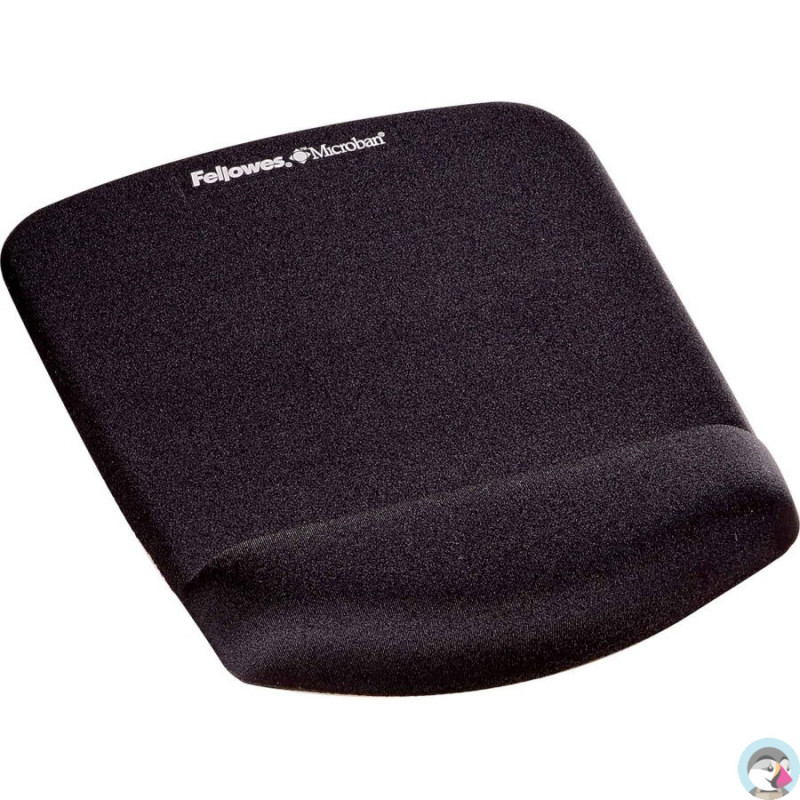 Podkładka pod mysz i nadgarstek czarna PLUSH TOUCH Microban 9252003 FELLOWES