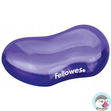 Podkładka pod nadgarstek żelowa Crystal fioletowa FELLOWES 91477-72