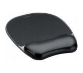 Podkładka pod mysz i nadgarstek FELLOWES Crystal czarna 9112101