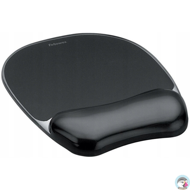 Podkładka pod mysz i nadgarstek FELLOWES Crystal czarna 9112101