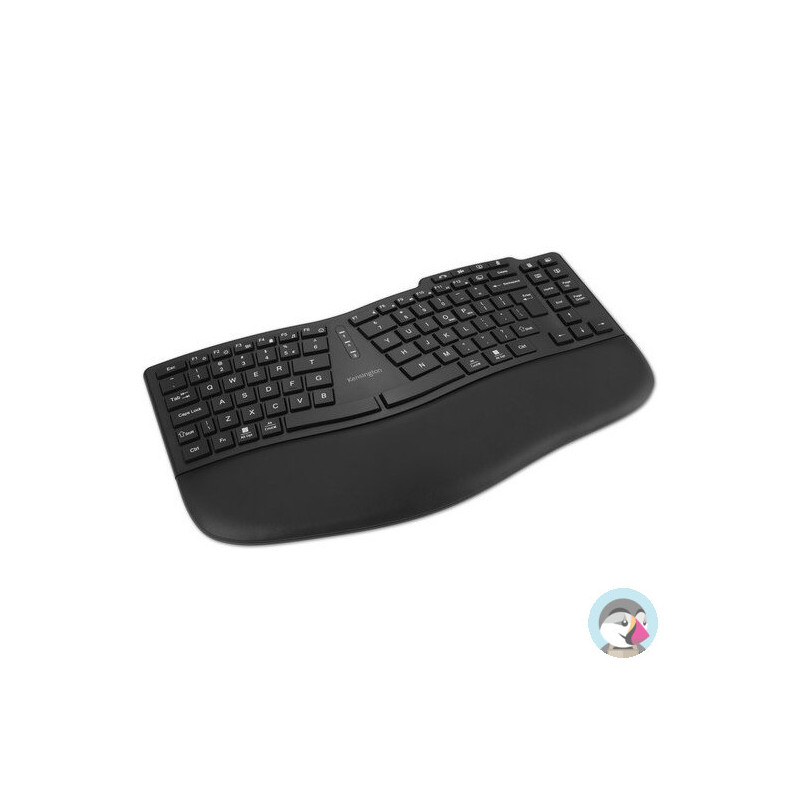Klawiatura bezprzewodowa ergonomiczna Pro Fit KB675 EQ TKL czarna K75491WW KENSINGTON