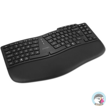 Klawiatura bezprzewodowa ergonomiczna Pro Fit KB675 EQ TKL czarna K75491WW KENSINGTON