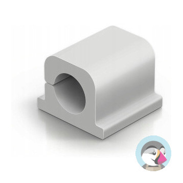 Klips samoprzylepny na 1 kabel szary większy przekrój 504210 CAVOLINE CLIP PRO 1 DURABLE