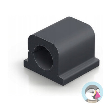 Klips samoprzylepny na 1 kabel (6 sztuk ) CAVOLINE CLIP PRO 1 większy przekrój, 504237 DURABLE