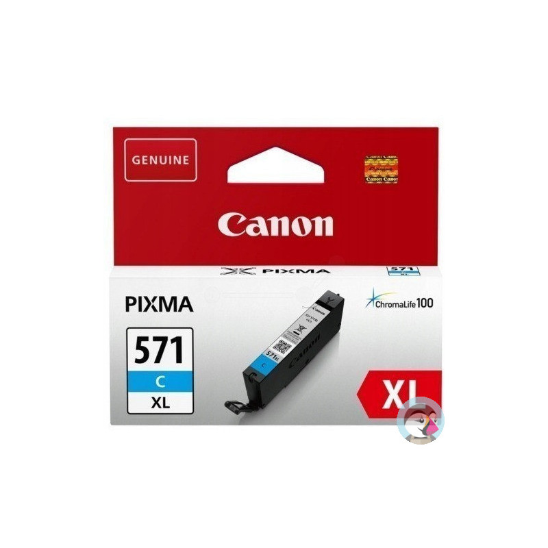 Tusz CANON (CLI-571C XL/0332C001) niebieski 10,8ml/680str