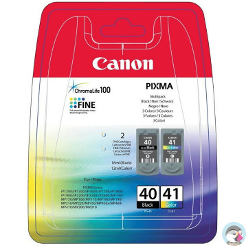 Tusz CANON (PG-40+CL-41/0615B043) czarny + kolor (2szt) 330str+303str