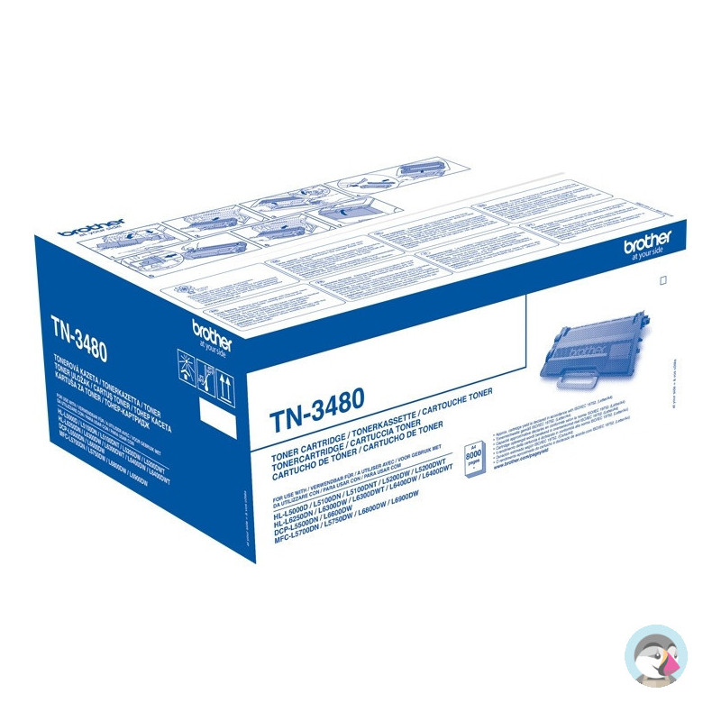 Toner BROTHER (TN-3480) czarny 8000str