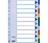 Przekładki plastikowe z PP A4 10 kart 15261 ESSELTE