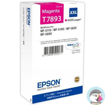 Tusz EPSON (78XXL/T7893/C13T789340) purpurowy 4000str