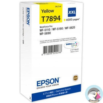 Tusz EPSON (78XXL/T7894/C13T789440) żółty 4000str