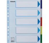 Przekładki plastikowe MAXI z PP 5 kart 15266 ESSELTE
