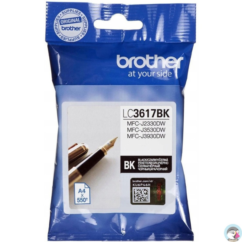 Tusz BROTHER (LC3617BK) czarny 550str