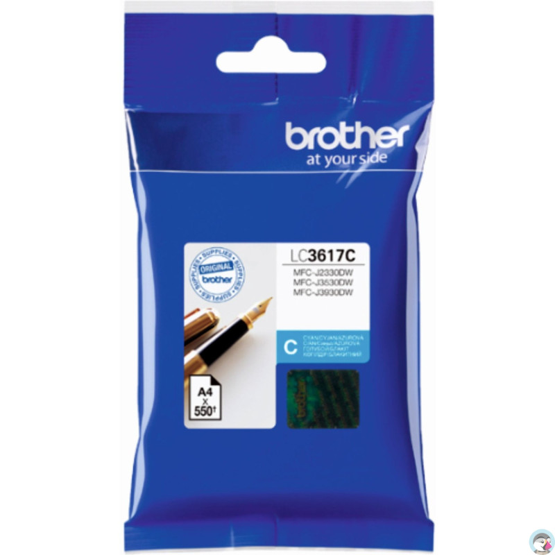 Tusz BROTHER (LC3617C) niebieski 550str