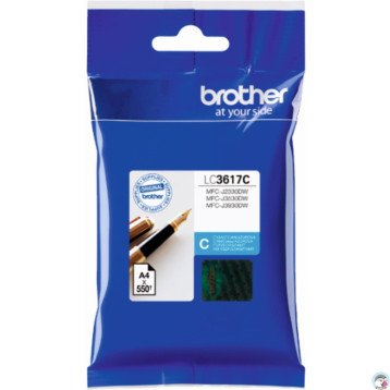 Tusz BROTHER (LC3617C) niebieski 550str
