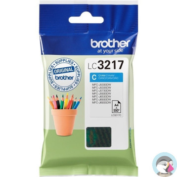 Tusz BROTHER (LC3217C) niebieski 550str