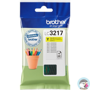 Tusz BROTHER (LC3217Y) żółty 550str