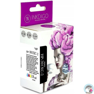 Tusz INKDIGO (HP-301XC-2) kolor 18ml zamiennik HP (301XL/CH564EE)
