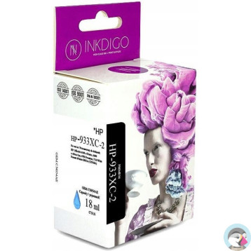 Tusz INKDIGO (HP-933XC-2) niebieski 20ml zamiennik HP (933XL/CN054AE)