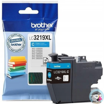 Tusz BROTHER (LC3219XLC) niebieski 1500str