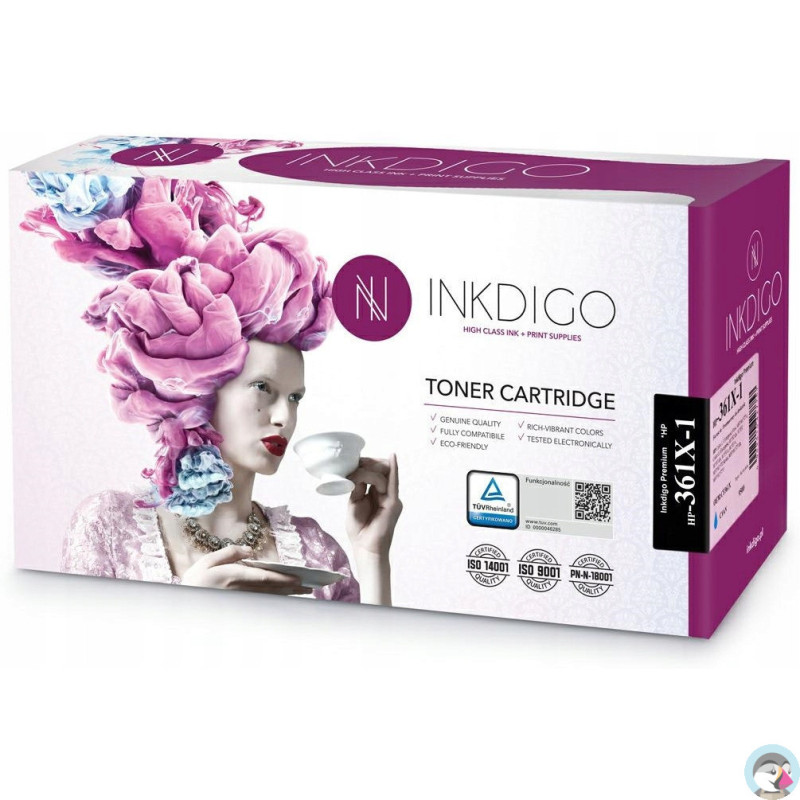 Toner INKDIGO (HP-361X-1) niebieski 9500str zamiennik HP (508X/CF361X)