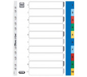 Przekładki A4 MAXI 1-10 kolor PP numeryczne 100205095 OXFORD