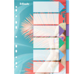 Przekładki Colour`Breeze PP A4 6 przekładek 628499 ESSELTE
