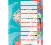 Przekładki Colour`Breeze PP A4 10 przekładek 628500 ESSELTE
