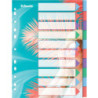 Przekładki Colour`Breeze PP A4 10 przekładek 628500 ESSELTE