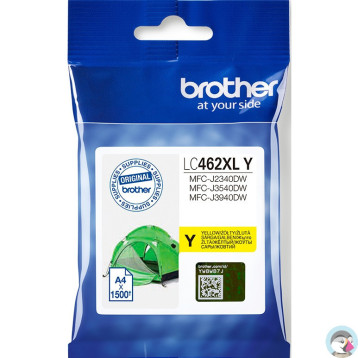 Tusz BROTHER (LC462XL Y) żółty 1500str