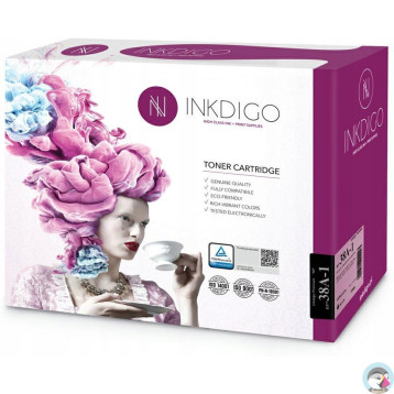 Toner INKDIGO (HP-38A-1) czarny 12000str zamiennik HP (38A/Q1338A/42X/Q5942X)