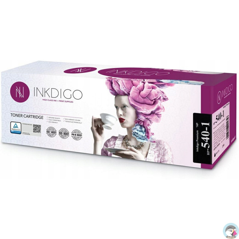 Toner INKDIGO (HP-540-1) czarny 2200str zamiennik HP (125A/CB540A)