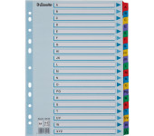 Przekładki kartonowe MYLAR A4 A-Z białe 100166 ESSELTE