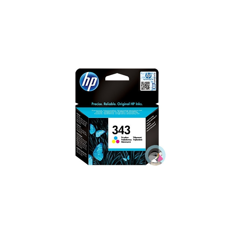 Tusz HP 343 (C8766EE) kolor 260str 460/5740/5745/5940/6520/6540