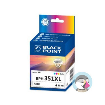 Tusz BLACK POINT (BPH351XL) kolor 580str zamiennik HP (351XL/CB338EE) C280/5280/4260/6410/5780