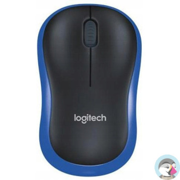 Mysz bezprzewodowa LOGITECH optyczna M185 niebieska 910-002239