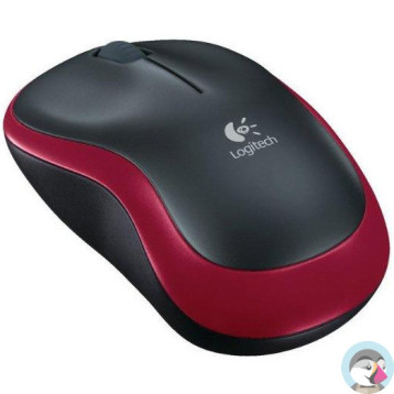 Mysz bezprzewodowa LOGITECH optyczna M185 czerwona 910-002240