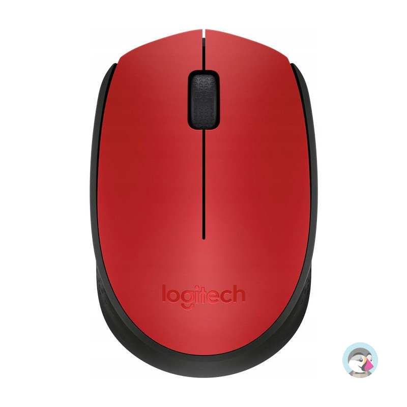 Mysz bezprzewodowa LOGITECH M171 czerwona 910-004641