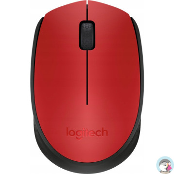 Mysz bezprzewodowa LOGITECH M171 czerwona 910-004641