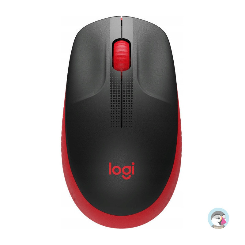 Mysz bezprzewodowa LOGITECH M190 czerwona 910-005908