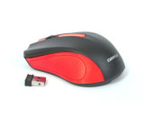 Mysz OMEGA bezprzewodowa optyczna 1000dpi USB czerwona (41795)