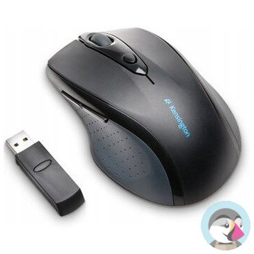Mysz bezprzewodowa KENSINGTON Pro Fit pełnowymiarowa czarna K72370EU