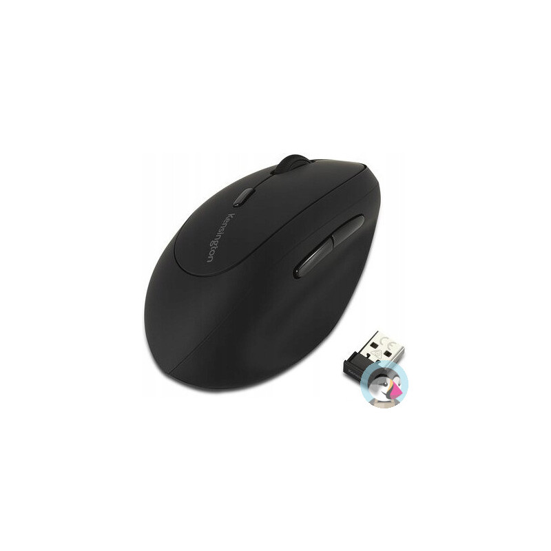 Mysz bezprzewodowa Pro Fit Ergo dla osób leworęcznych czarna K79810WW KENSINGTON