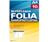 Folia samoprzylepna do drukarek atramentowych przezroczysta błysk (10ark.) 434020 ARGO