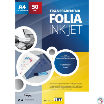 Folia Inkjet do drukarek atramentowych (50arkuszy) 413025 ARGO