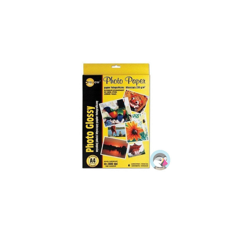 Papier foto YELLOW ONE A4 130g A20 błyszczący (4G130) 150-1177