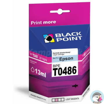 Tusz BLACK POINT (BPET0486LM) jasny purpurowy 13ml zamiennik EPSON (T0486/C13T04864010) R200/220/300