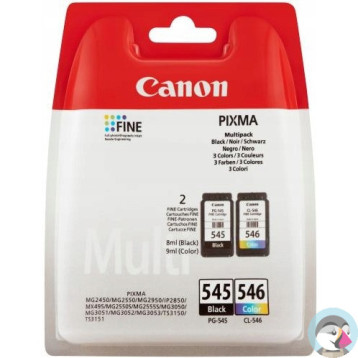 Tusz CANON (PG-545+CL-546/8287B005) czarny+kolor (2szt)